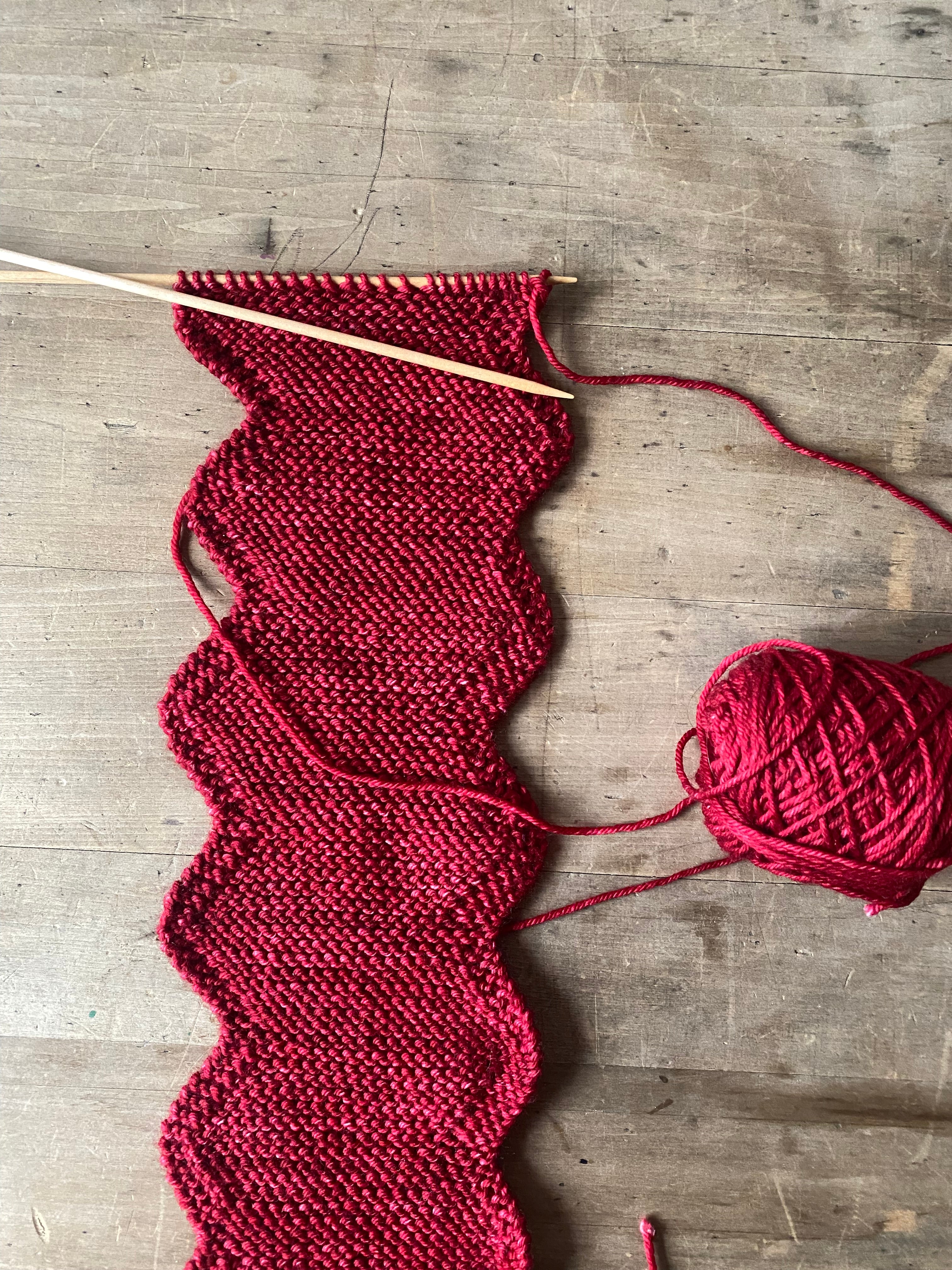 misha and puff毛糸使用 ベスト zigzag ハンドメイド ZigZag Scarf