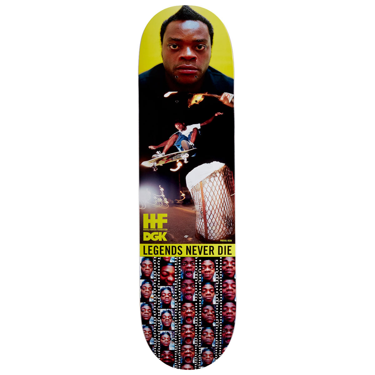 DGK Street Soldier Harold Hunter HHF2 Reda Skateboard Deck - 8.25