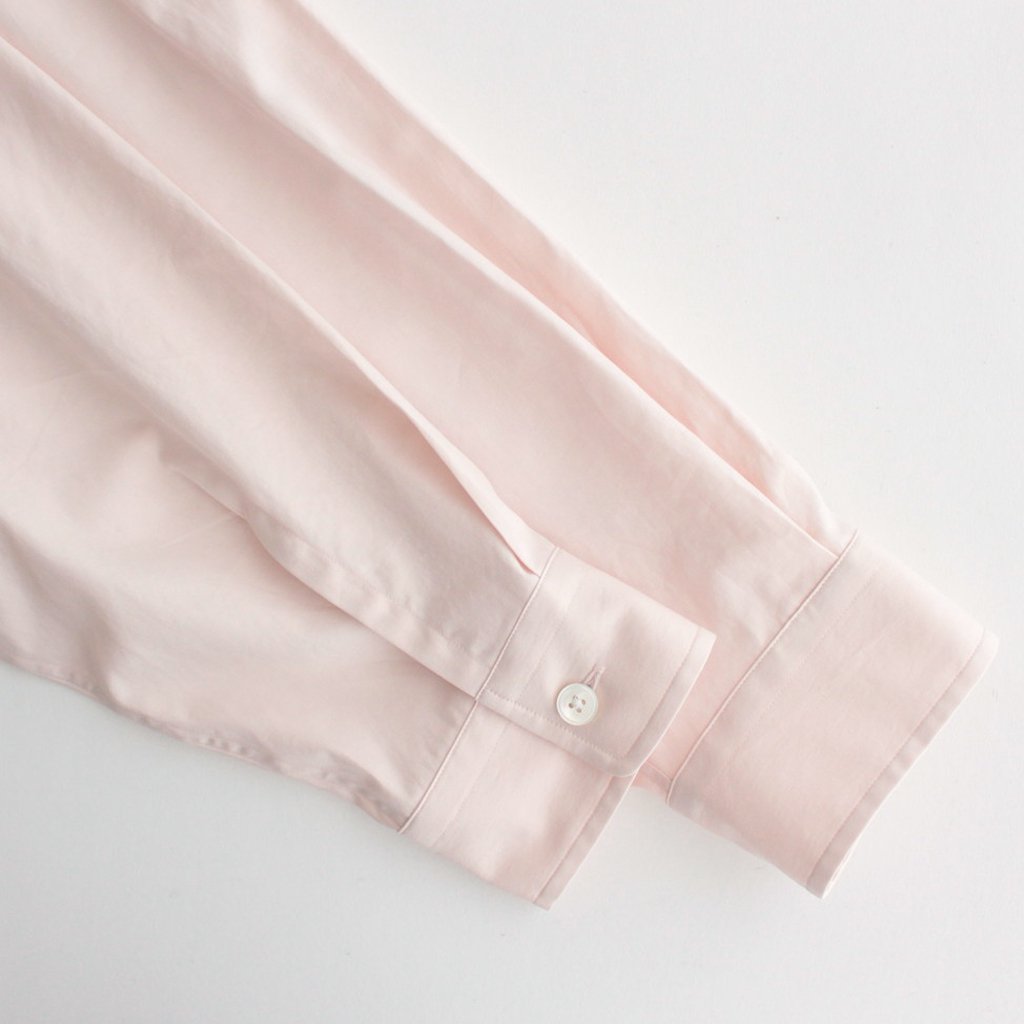 WASHED FINX TWILL BIG SHIRT #LIGHT PINK [A23AS02TN] – ciacura