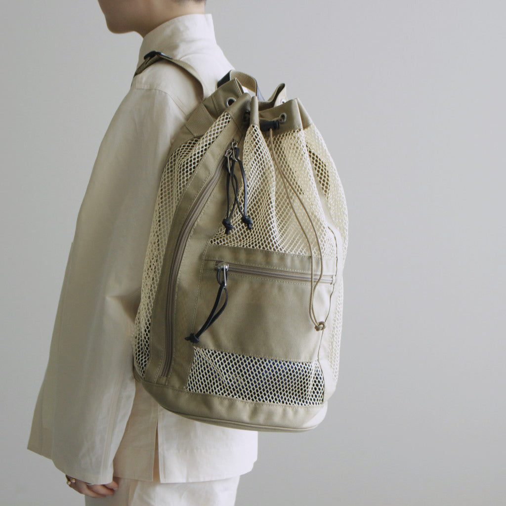 MESH LARGE BACKPACK MADE BY AETA #BEIGE [A24SB01AE] – ciacura