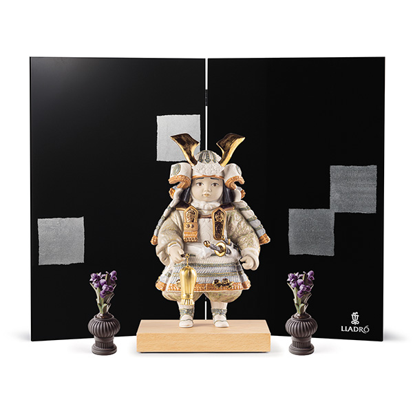 期間限定価格】〈リヤドロ〉若武者（琥珀銅）【五月人形】【送料無料