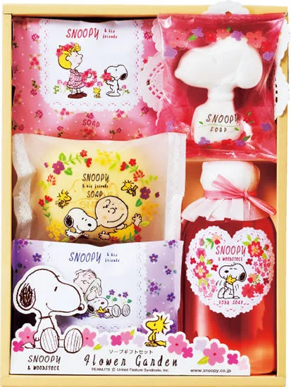 スヌーピー フラワーガーデンソープギフトセット 1100円 | 大進