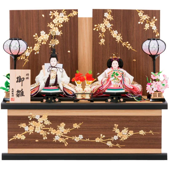 雛人形 収納式 金彩和桜 親王飾り【36】 149000円 | 大進オンライン
