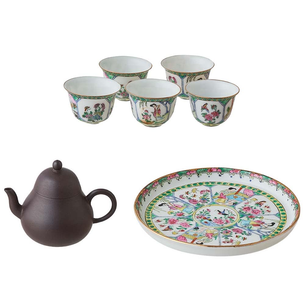 五彩中国茶道具揃え: インテリア・ライフスタイル | スイーツ・グルメ