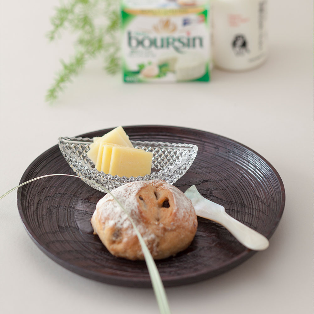 村瀬治兵衛さんの沢栗スリ漆はつり皿 6寸5分: キッチン雑貨 | スイーツ