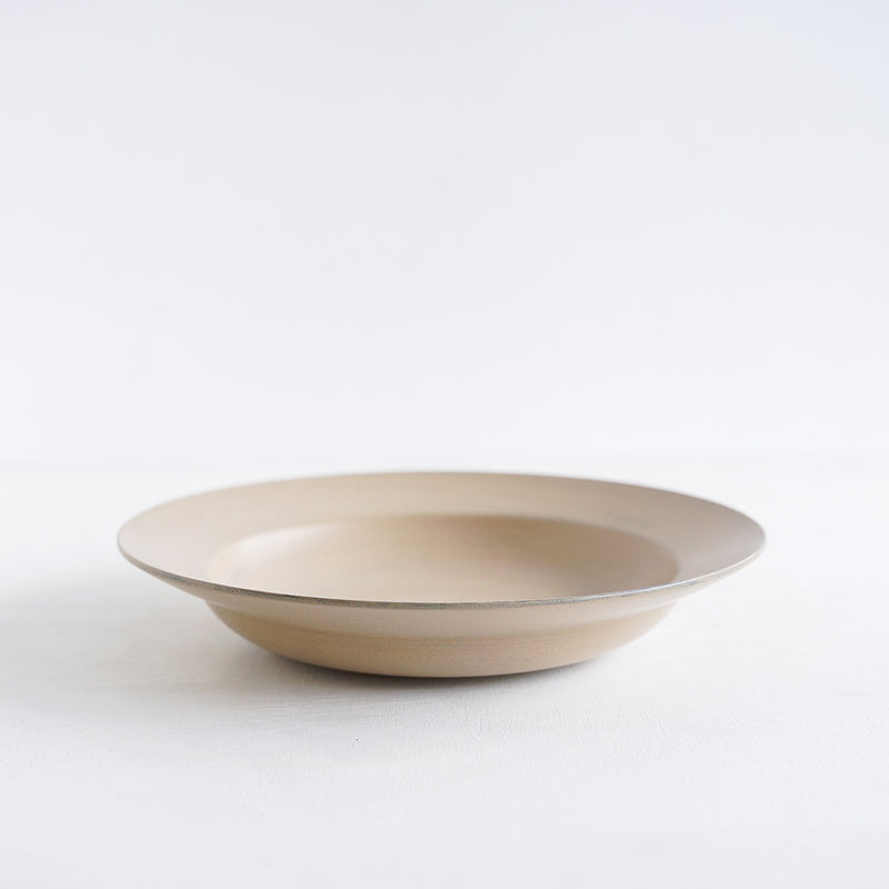 赤木明登 スープ皿 白 – 雨晴/AMAHARE