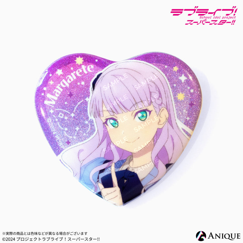 ラブライブ スーパースター Liella 7th 缶バッチ マルガレーテ ラブ