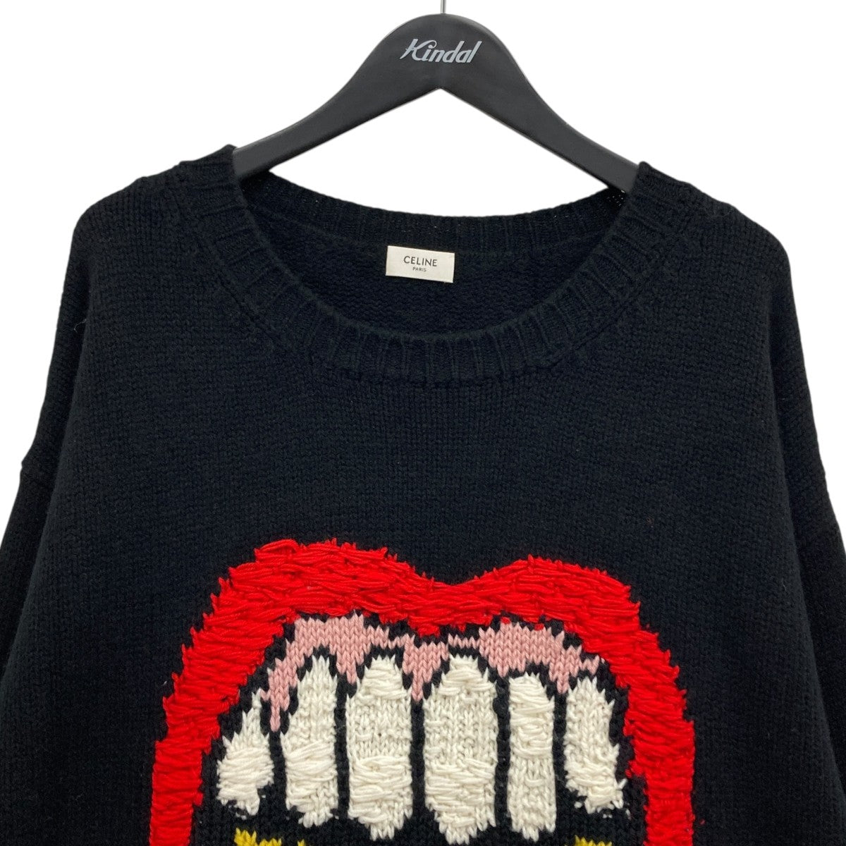 CELINE(セリーヌ) マウスロゴニット 2A04L714M ブラック サイズ M