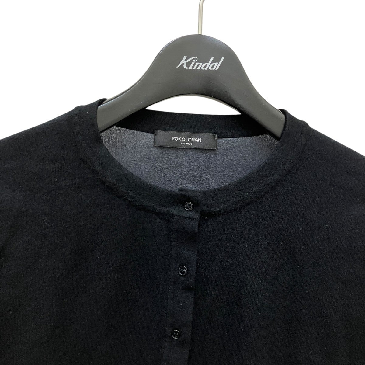 YOKO CHAN(ヨーコチャン) シルク切替カーディガンYEN-118-001 YEN-118