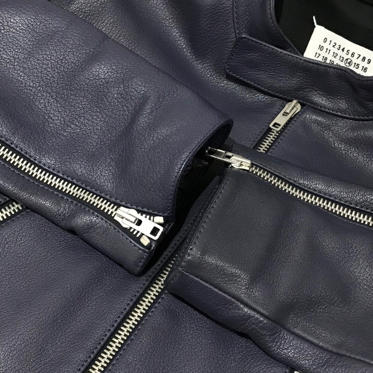 Maison Margiela(メゾンマルジェラ) ハの字ライダースジャケット
