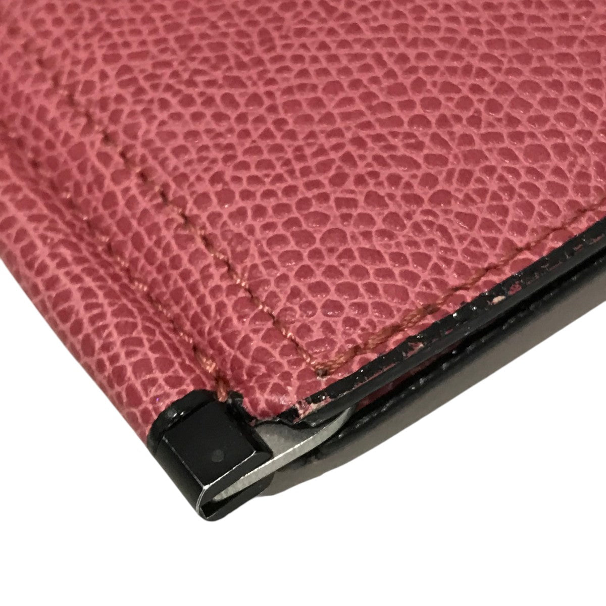 Valextra(ヴァレクストラ) マネークリップ付きカードケース ピンク