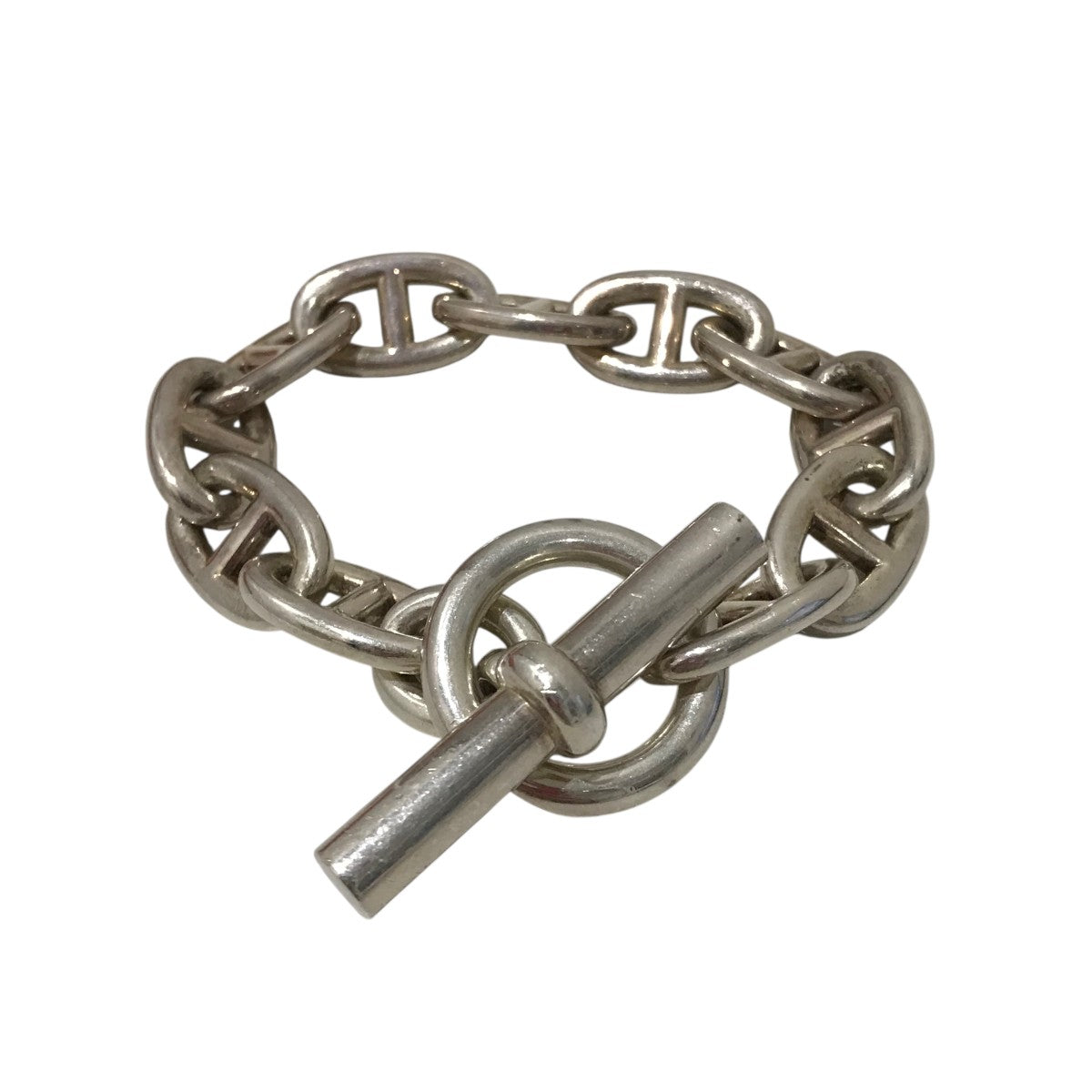 HERMES(エルメス) シェーヌダンクルTGM11コマシルバーブレスレット