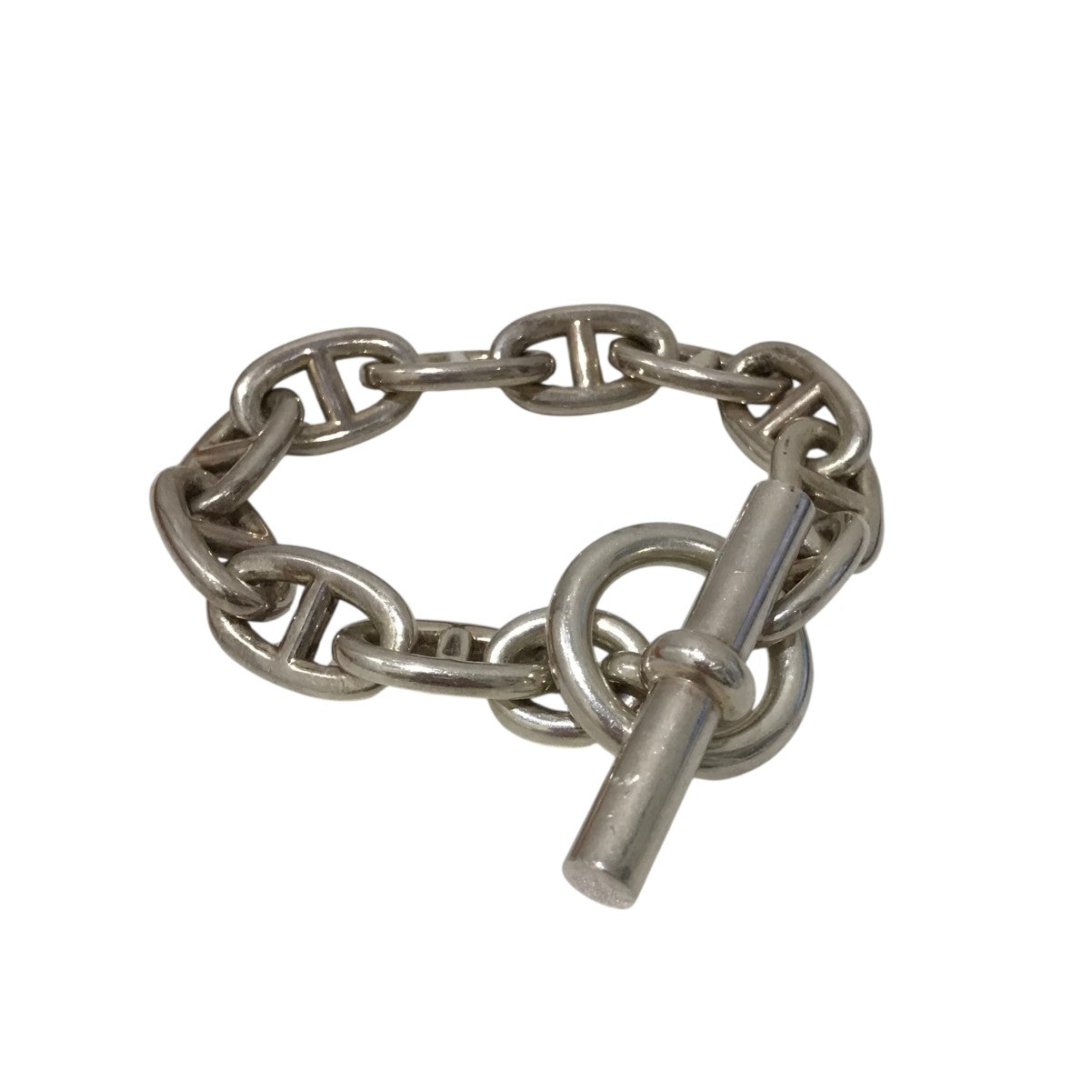 HERMES(エルメス) シェーヌダンクルTGM11コマシルバーブレスレット