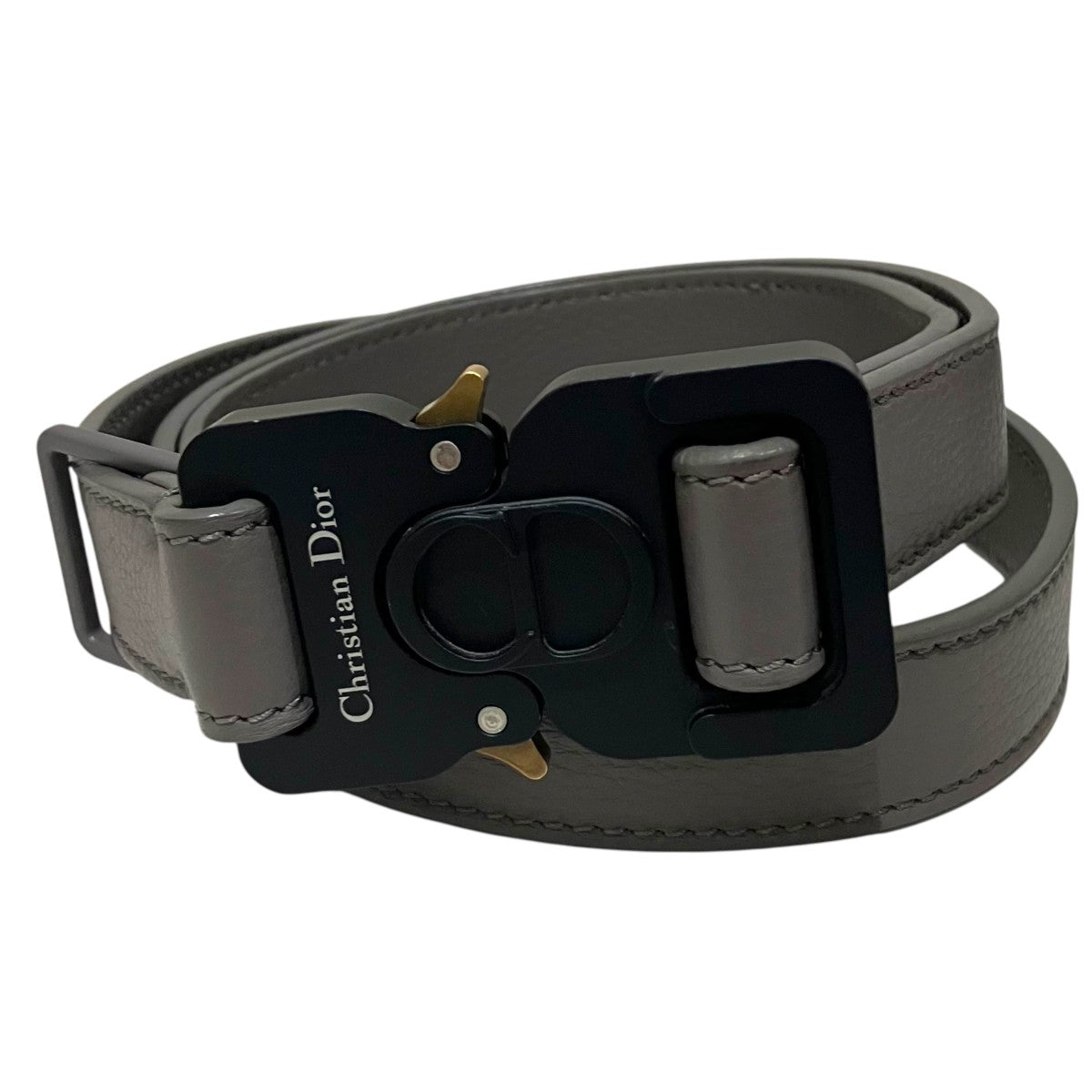 DIOR(ディオール) ローラーコースターバックルベルト グレー サイズ