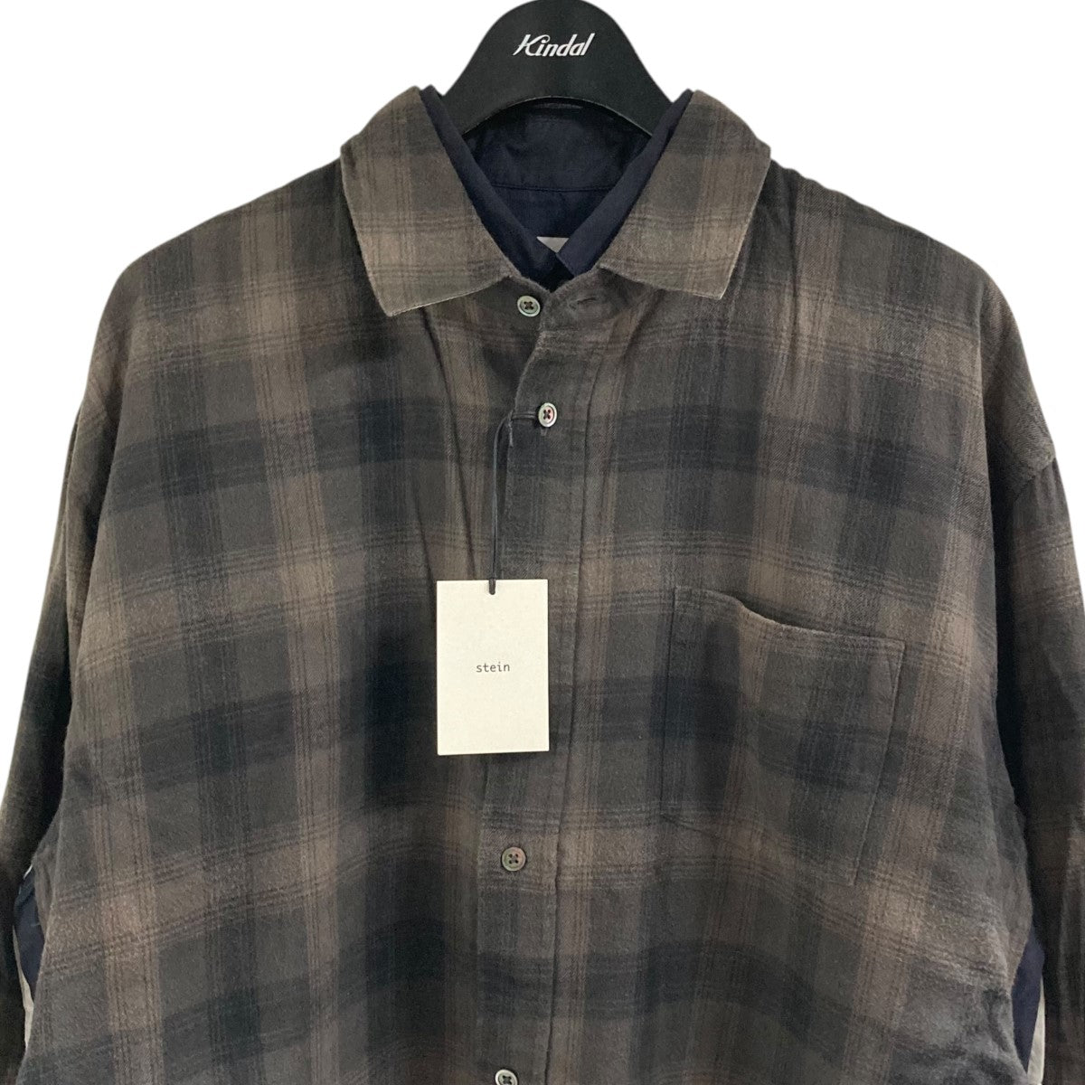 stein(シュタイン) レイヤードシャツST.463 OVERSIZED LAYERED FLANNEL