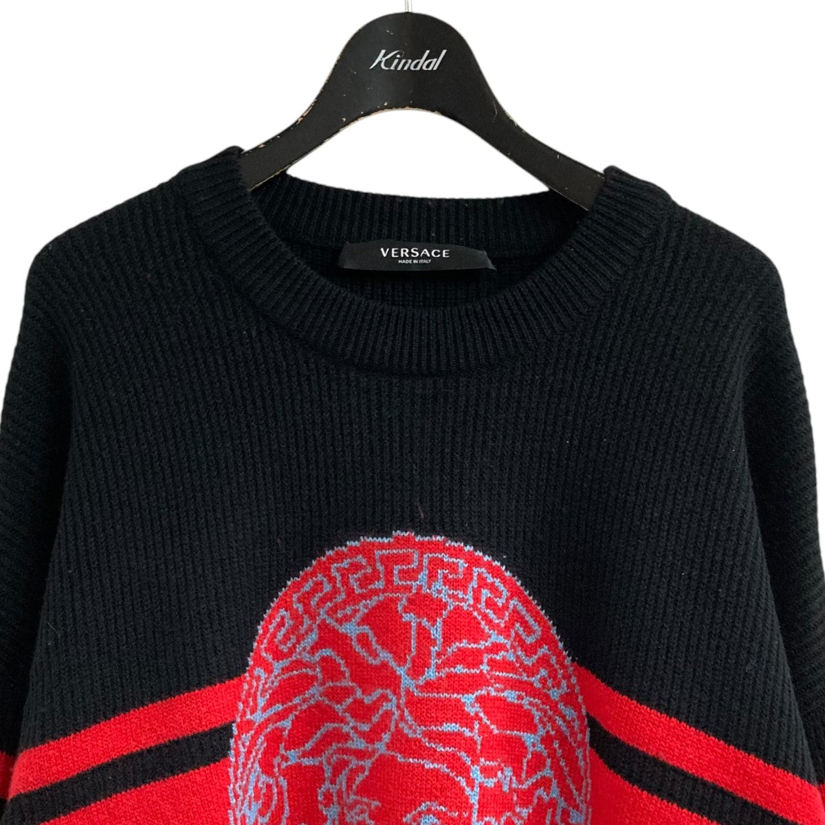 VERSACE(ヴェルサーチ) メデューサインターシャニットセーターA86464