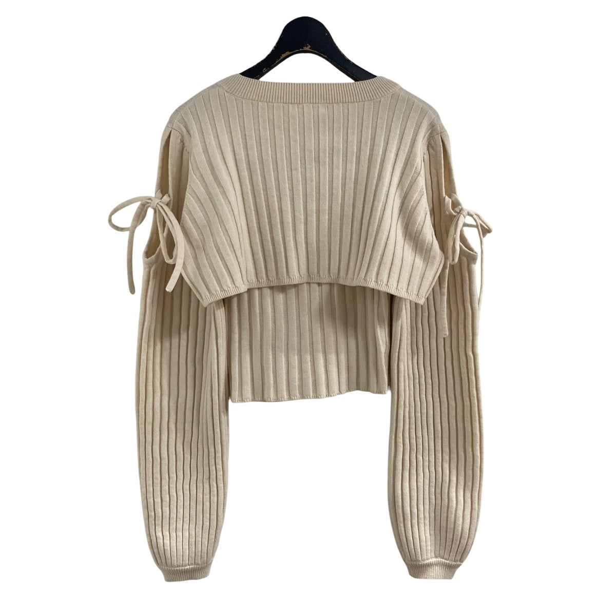 Darich(ダーリッチ) ショルダーオープンアンサンブルニットトップス