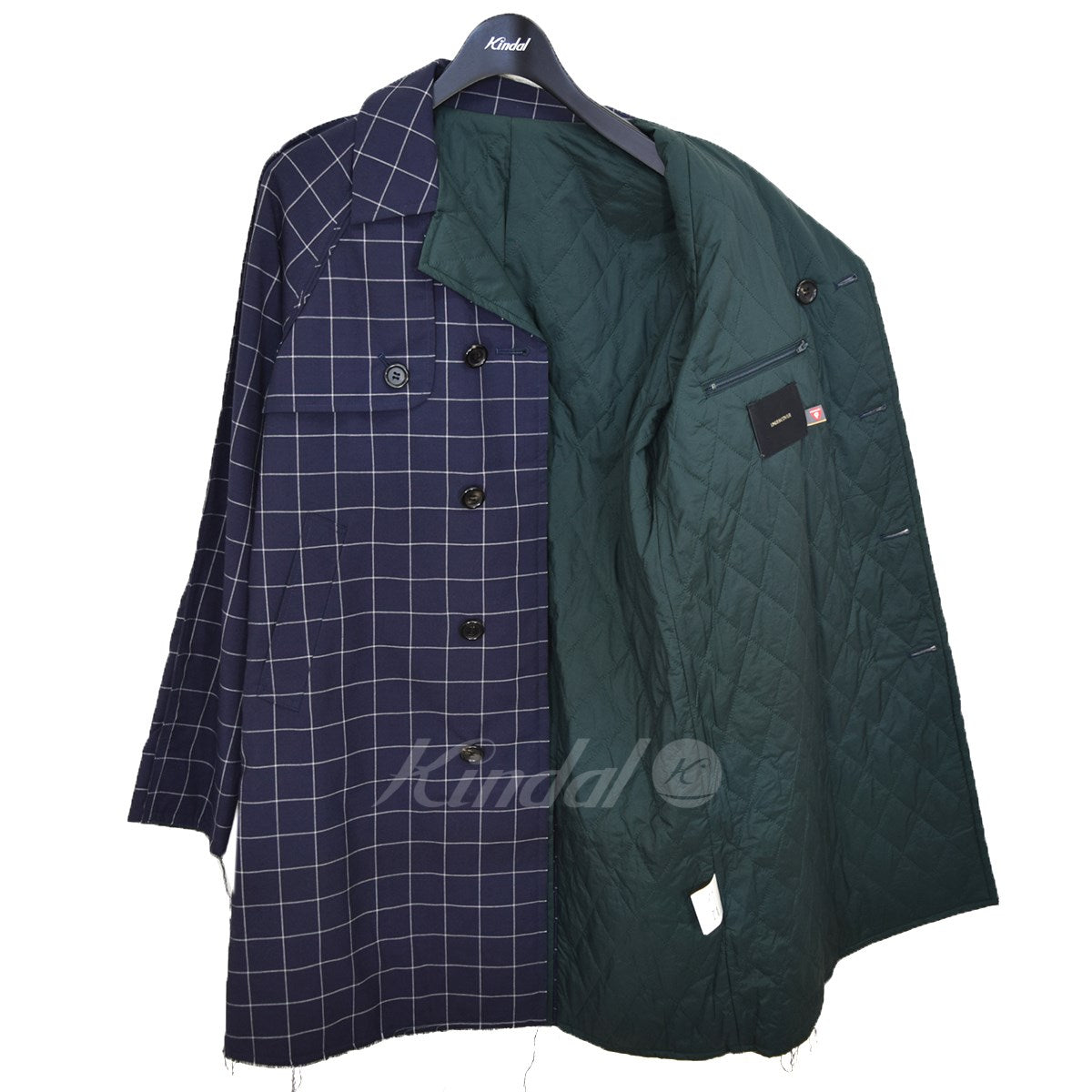 UNDERCOVER(アンダーカバー) T／Window pane check trench coat プリマ
