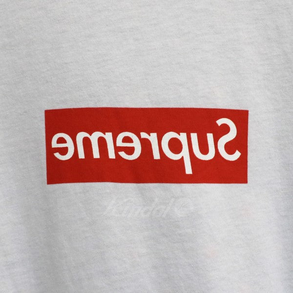 SUPREME×COMME des GARCONS SHIRT 13SS反転BOX Logo Box Logo S／S Tee