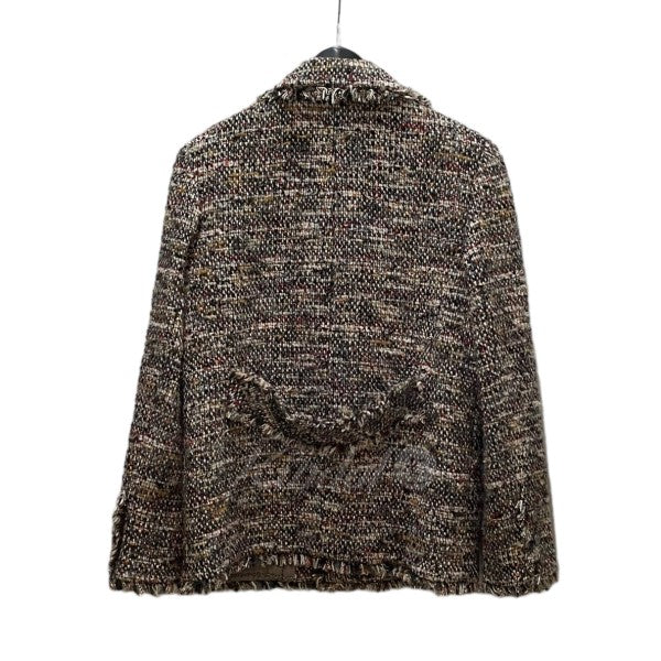 CHANEL(シャネル) ツイードジャケット ブラウン サイズ 38｜【公式
