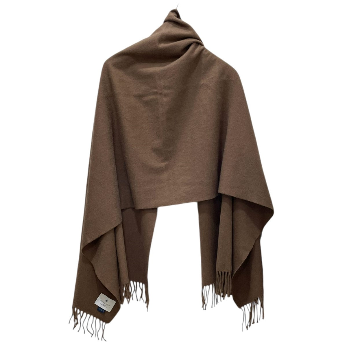 BEGG X CO(ベグアンドコー) カシミアマフラー100％ ブラウン｜【公式