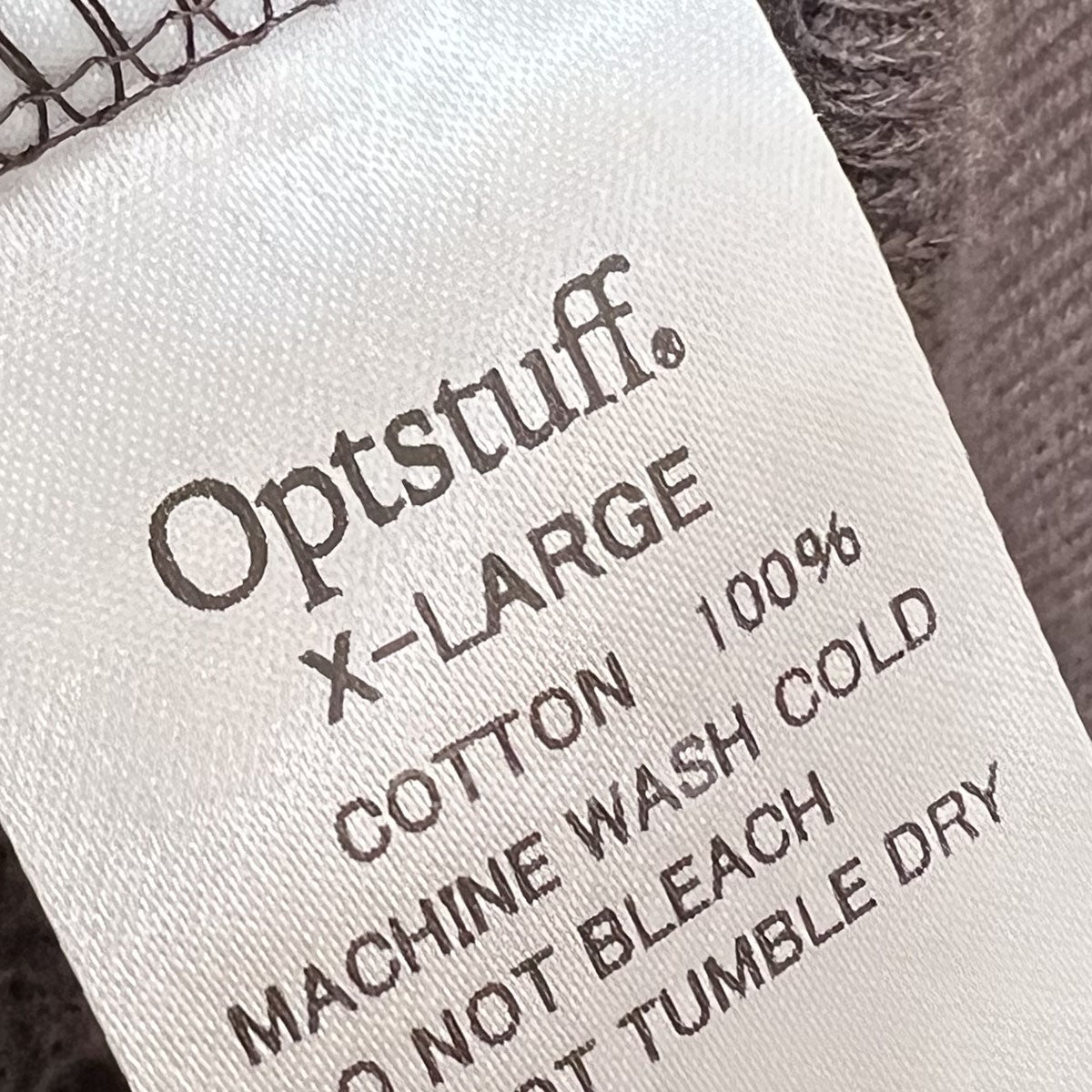 OPTSTUFF(オプトスタフ) CREWNECK SWEAT SHIRT クルーネックスウェット