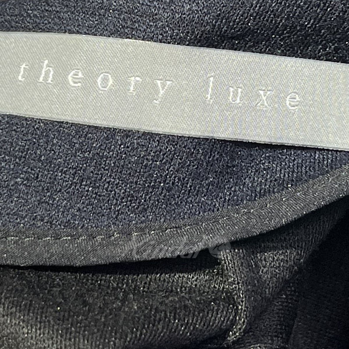 Theory Luxe(セオリーリュクス) 七分袖ワンピース ブラック サイズ 040