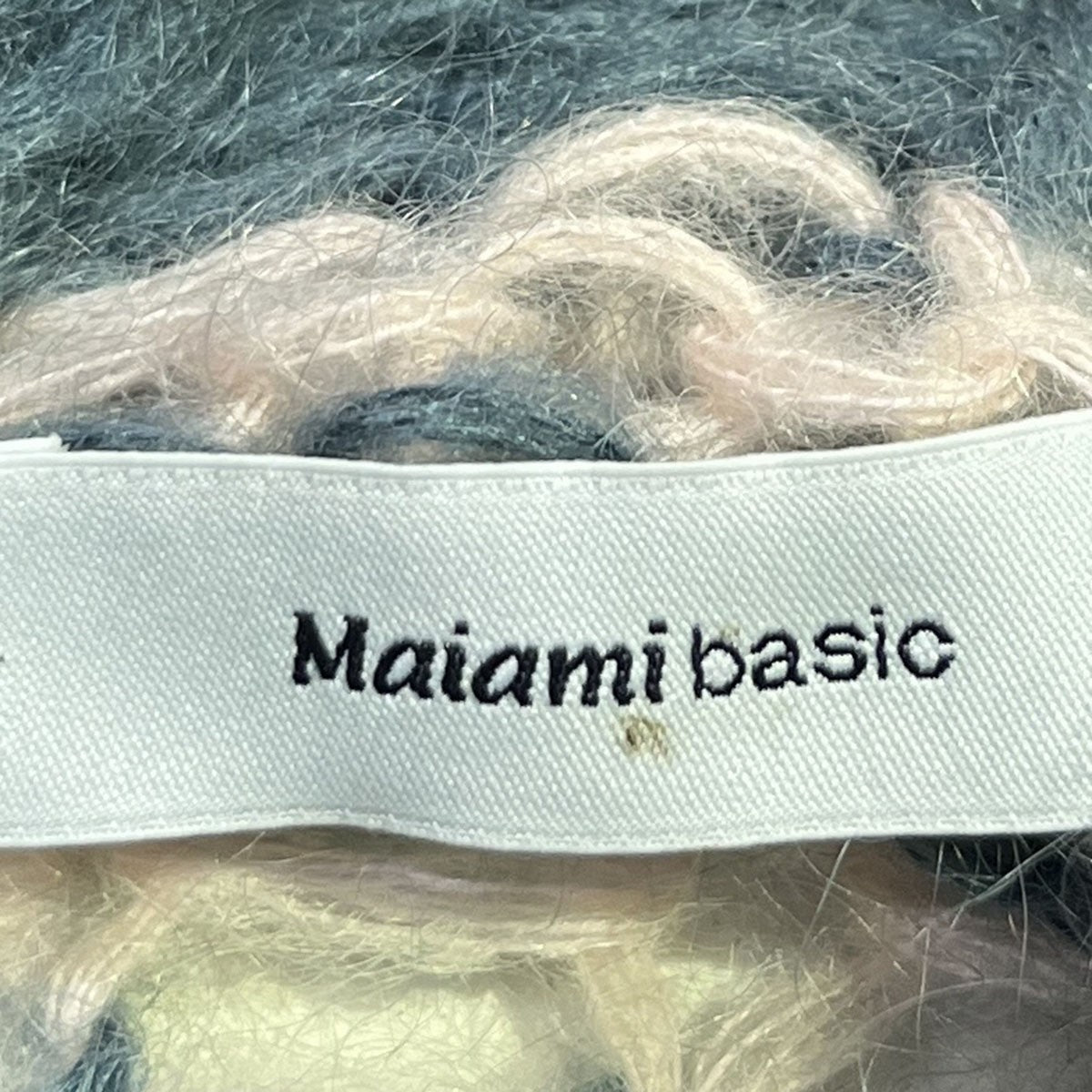 Maiami basic(マイアミベーシック) ウールモヘヤボーダーニット