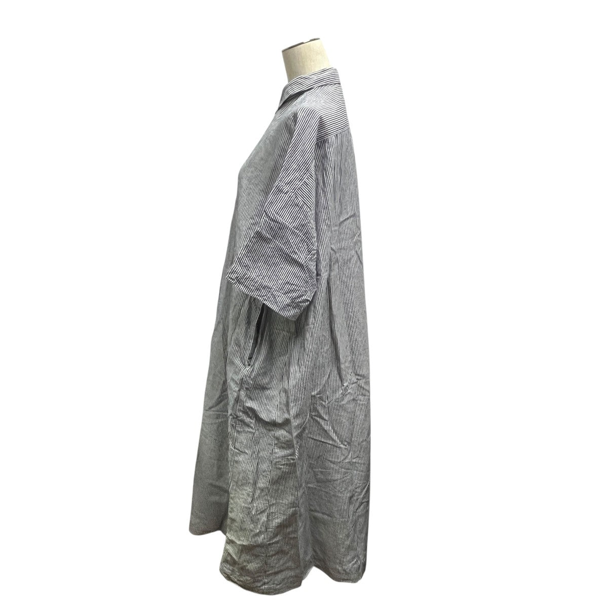 nest Robe(ネストローブ) シアサッカーストライプワンピース01192-1162