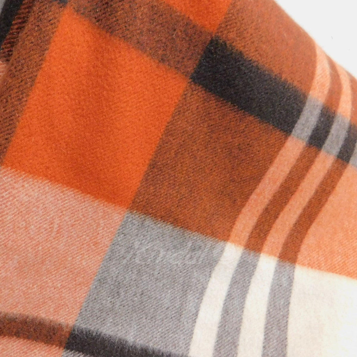 Joshua Ellis(ジョシュアエリス) チェック柄カシミヤ大判ストール