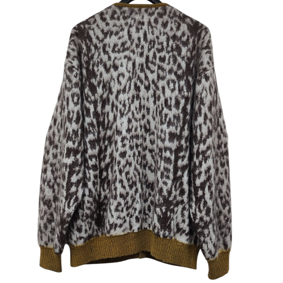 WACKO MARIA(ワコマリア) レオパードカーディガン モヘアブレンド