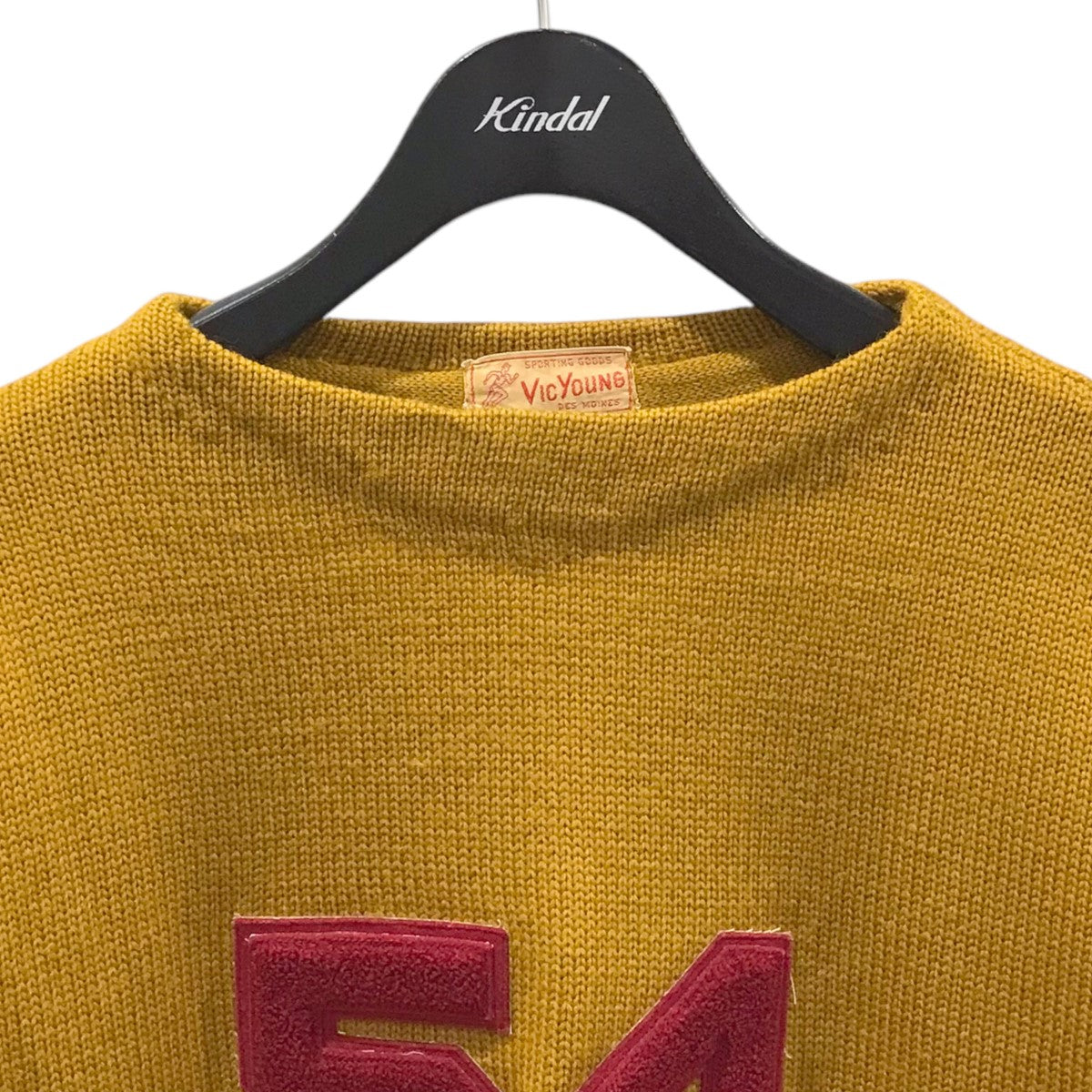 VICYOUNG(ヴィックヤング) 50s ニットセーター Lettered Knit レタード