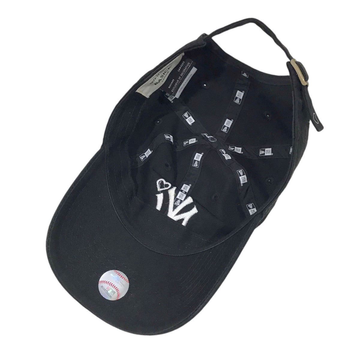 New Era×BASICK キャップ Yankees Heart Embroidery Cap ヤンキース