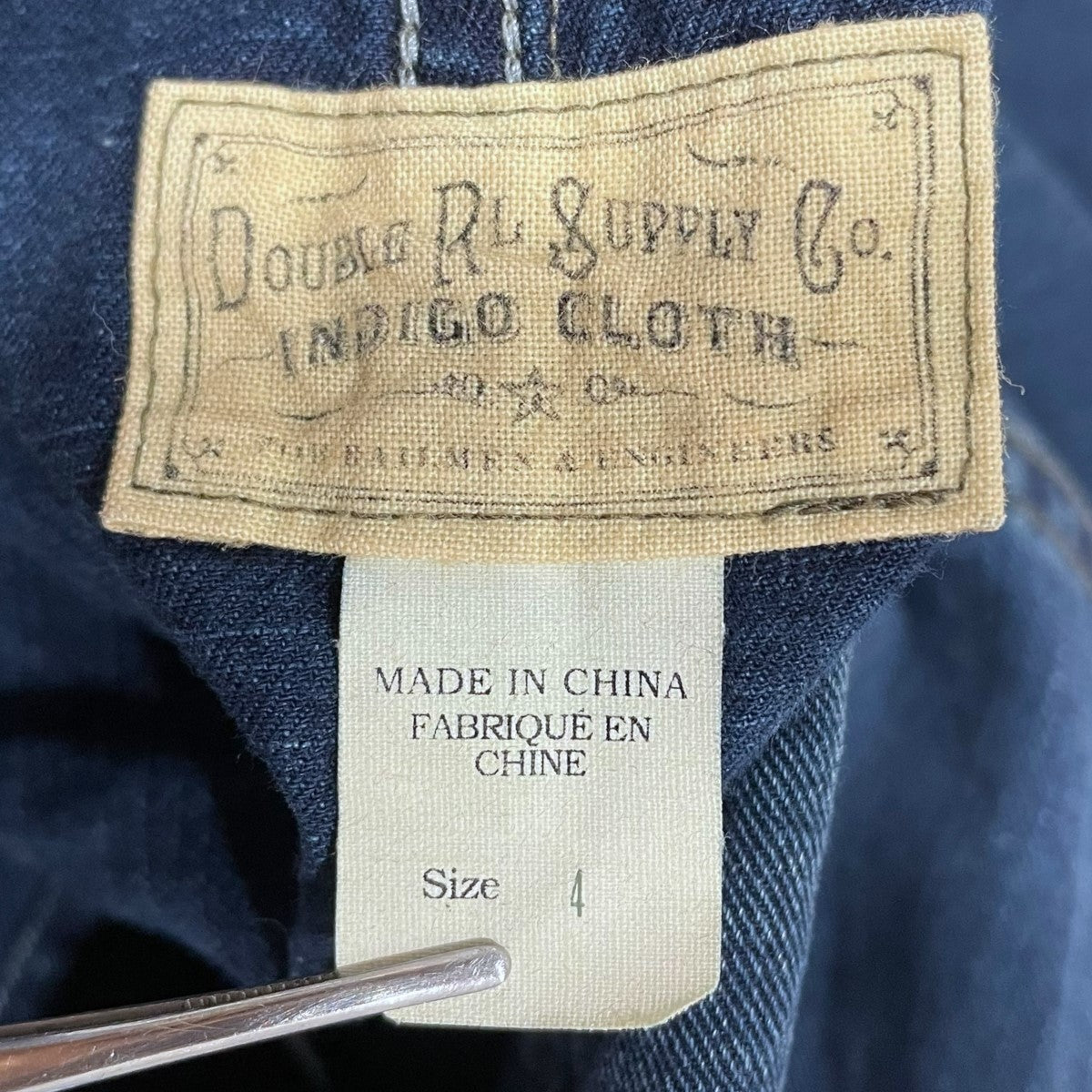 RRL(ダブルアールエル) デニムカバーオール インディゴ サイズ 4