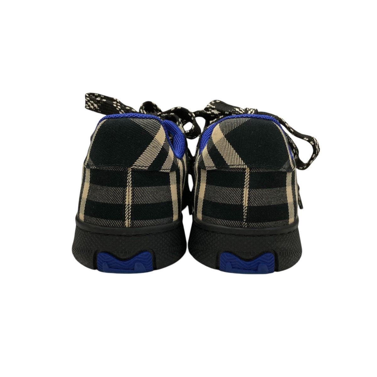 BURBERRY(バーバリー) チェックローカットスニーカー ブラック サイズ