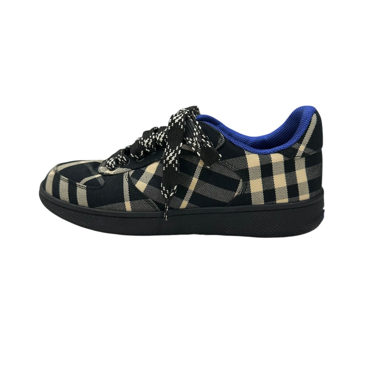 BURBERRY(バーバリー) チェックローカットスニーカー ブラック サイズ