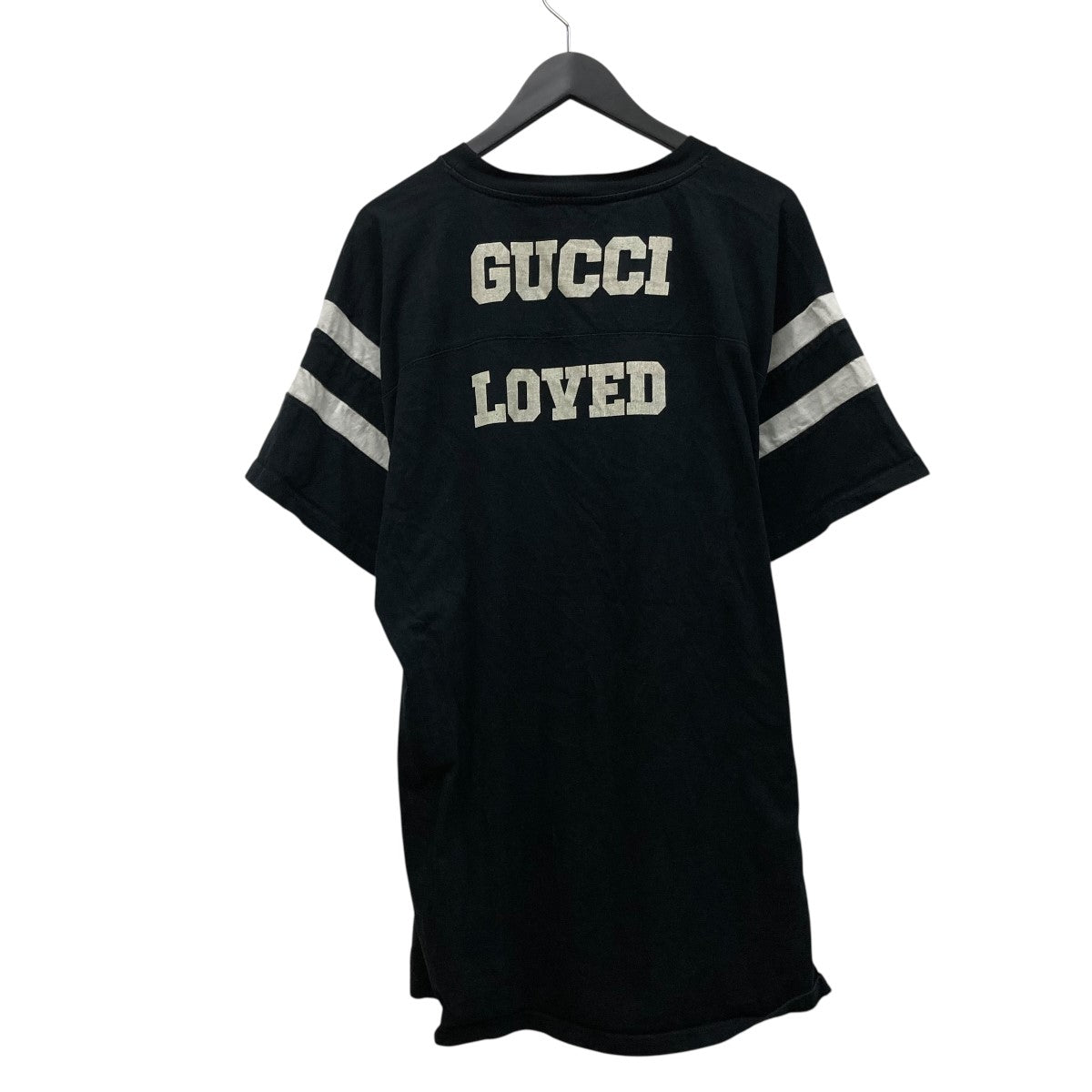 GUCCI(グッチ) ロゴプリント半袖フットボールTシャツ660744 XJDKK