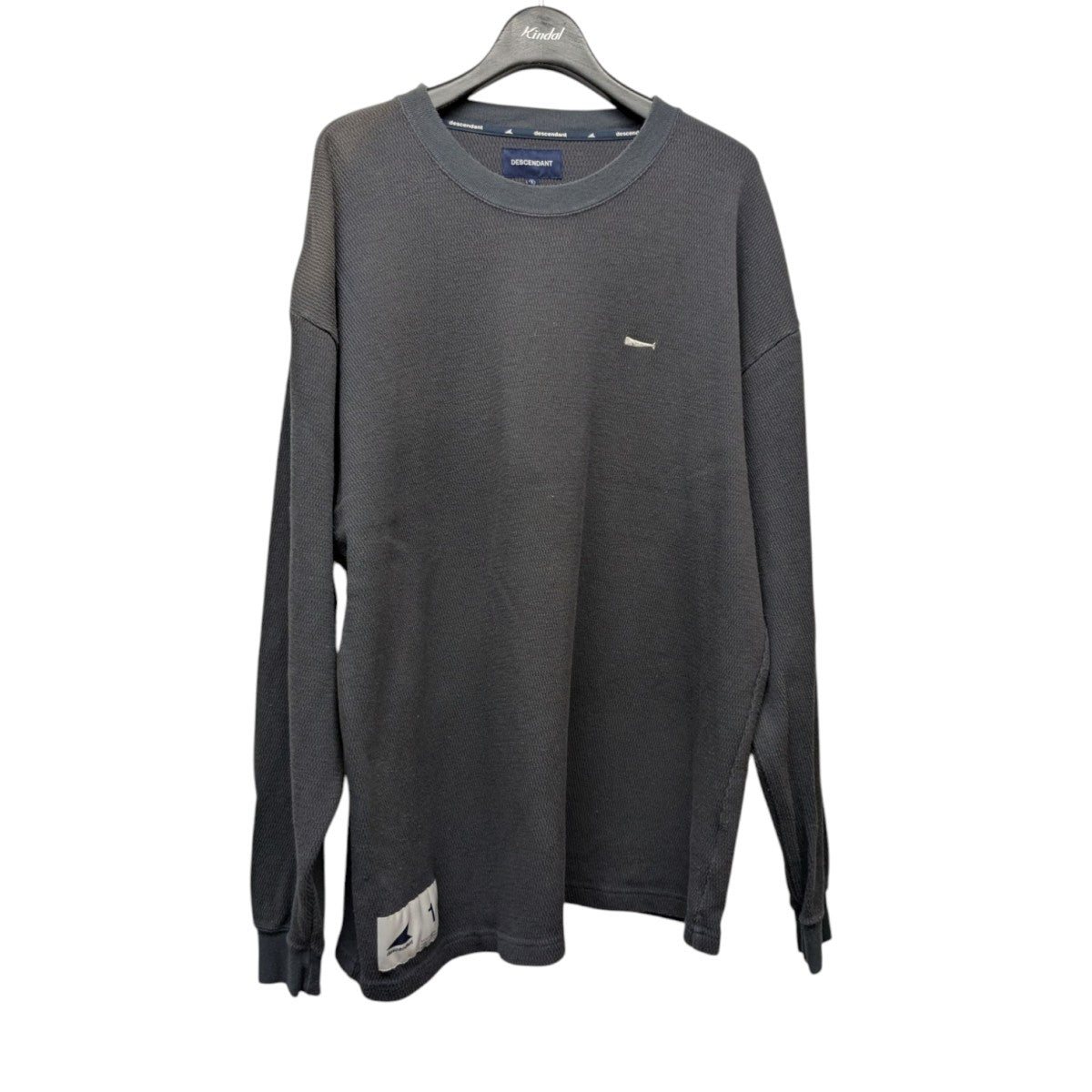 DESCENDANT(ディセンダント) GAUFRE WAFFLE LSロゴサーマルカットソー
