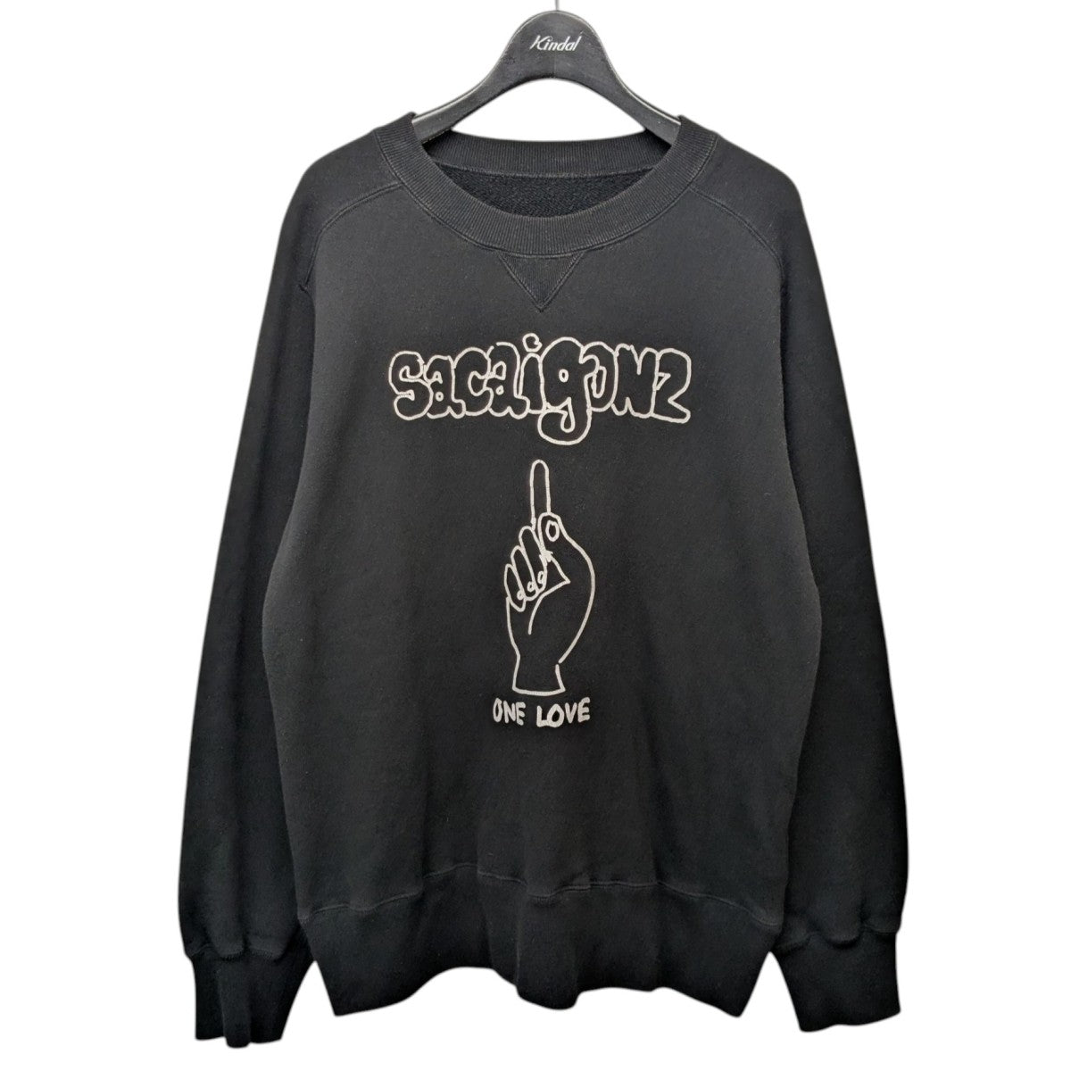 sacai×MARK GONZALES 24AW「sacaigonz Pullover」ロゴプリント