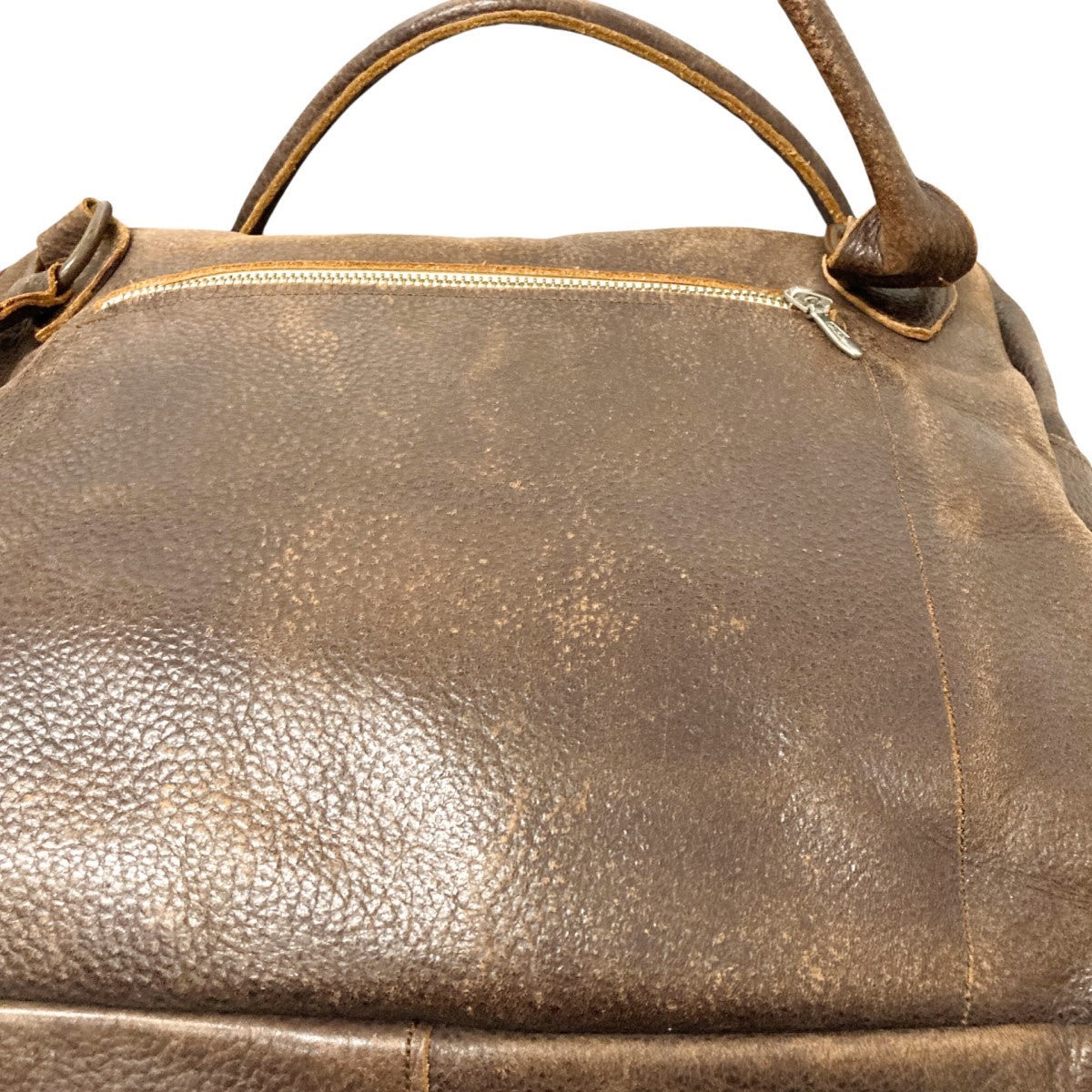 Paul Harnden(ポールハーデン) chunky bagレザーバッグ ブラウン