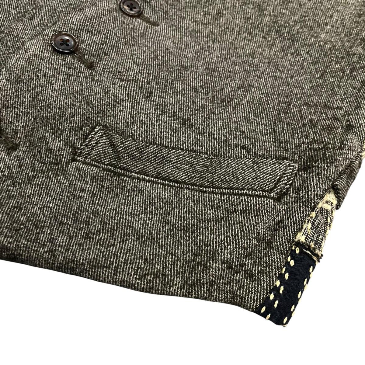 KAPITAL(キャピタル) 刺し子ベスト グレー サイズ 2｜【公式】カインド