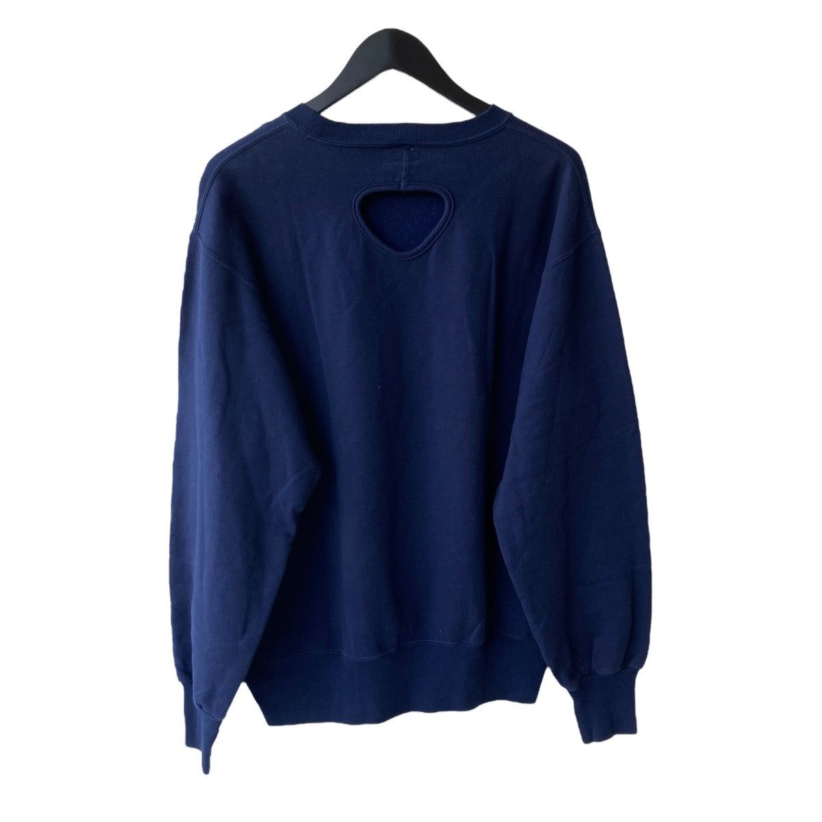 GOOD ENOUGH(グッドイナフ) 穴あきトレーナー ネイビー サイズ M