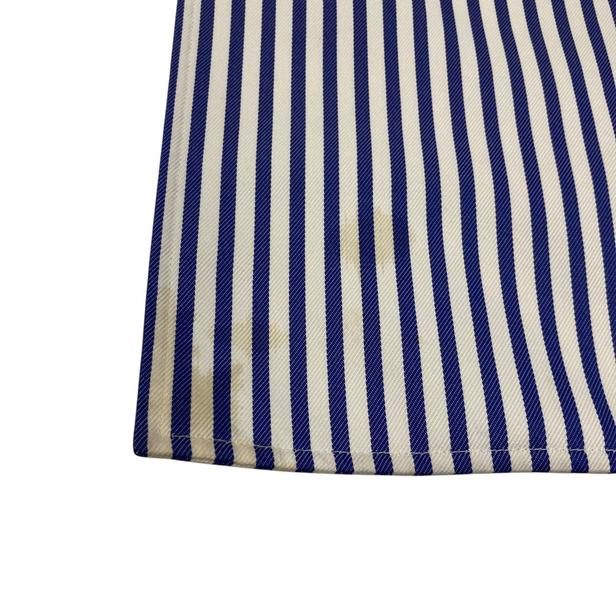 BLAMINK(ブラミンク) ストライプトートバッグ ホワイト×ブルー｜【公式