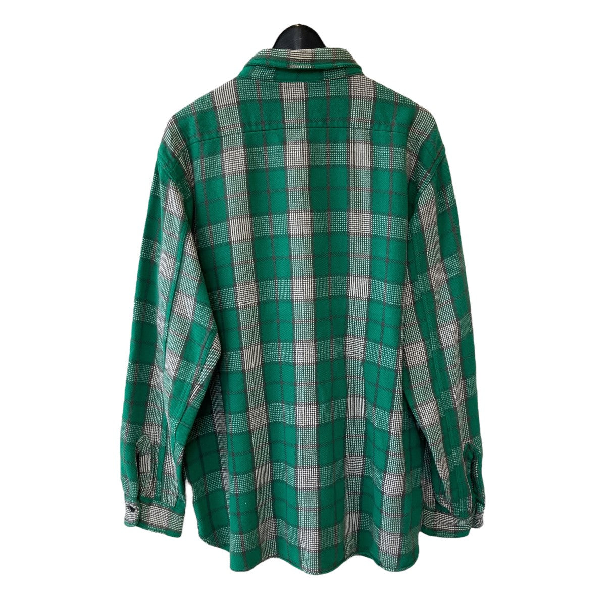 60s Sears ヴィンテージ ネルシャツ XL（17-17 1/2） マチ付き 60s