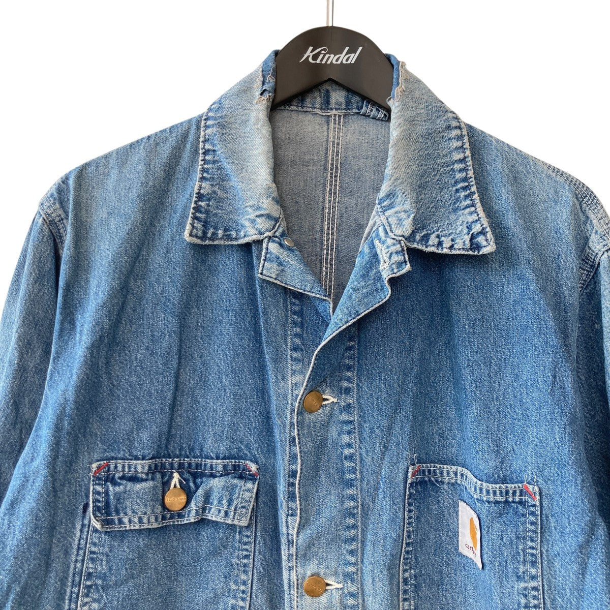 CarHartt(カーハート) デニムカバーオール 80s~90s インディゴ サイズ