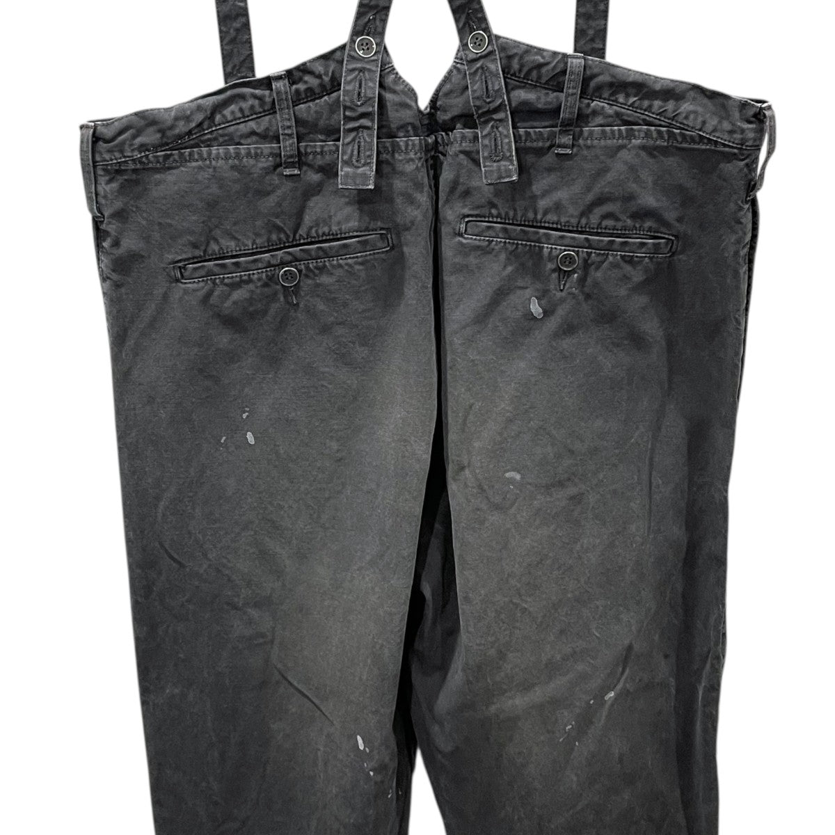 VISVIM(ビズビム) 21AW ダメージ加工サスペンダーパンツ TRAVAILLER