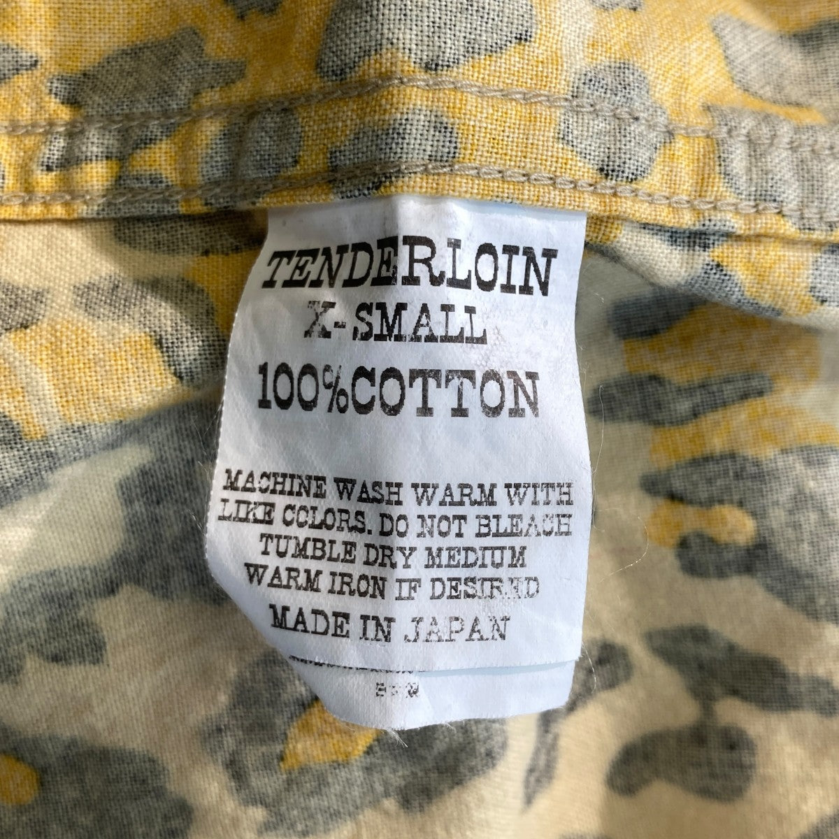 TENDERLOIN(テンダーロイン) T-PRINT FLANNEL SHTアニマル柄長袖シャツ