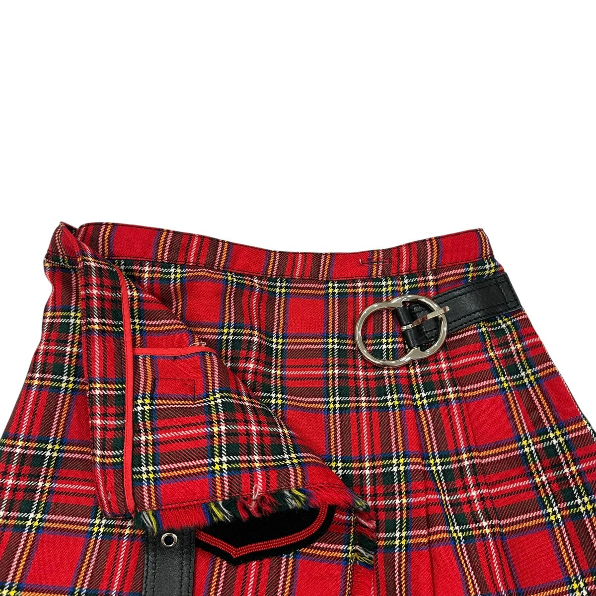 MIU MIU(ミュウミュウ) チェックラップミニスカートAMM12017737