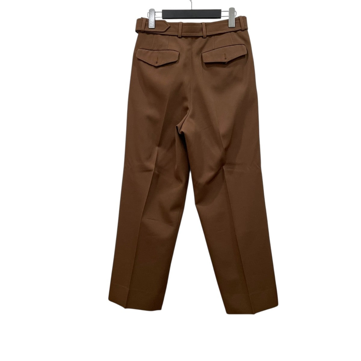 DRIES VAN NOTEN(ドリスヴァンノッテン) ベルト付スラックス ブラウン