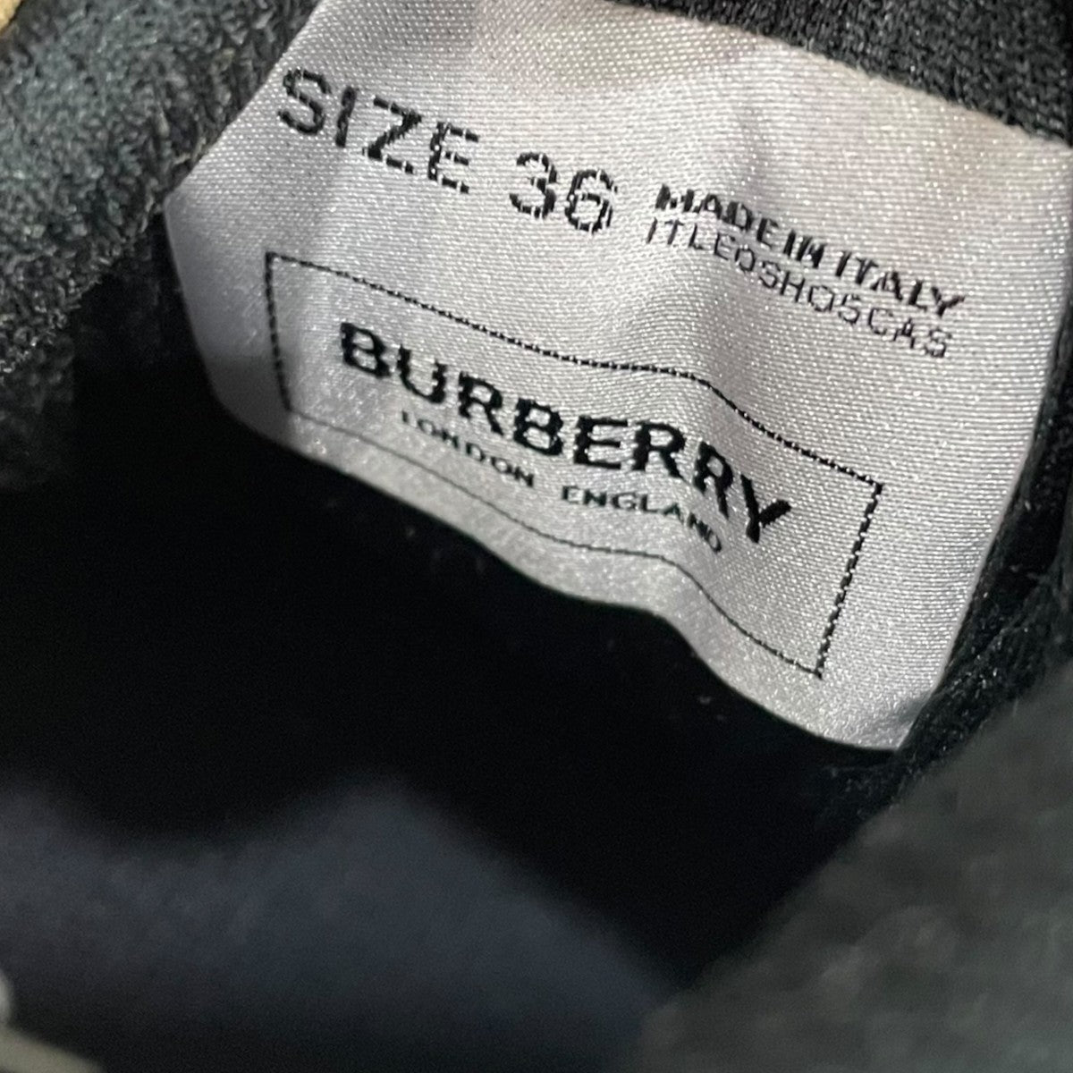 BURBERRY(バーバリー) ローカットスニーカー ベージュ サイズ 36